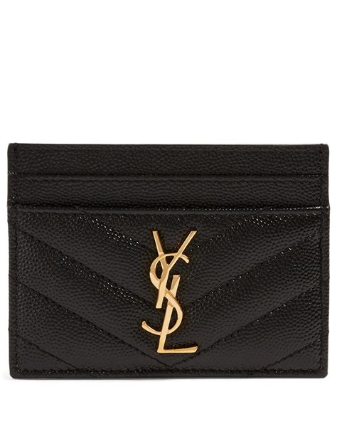 ysl metallic card holder|ysl card holder selfridges.